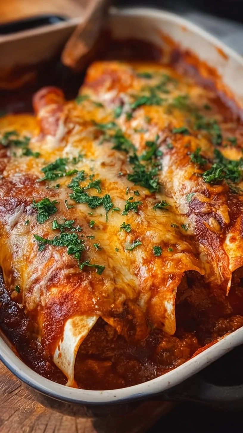 Ground Beef Enchiladas