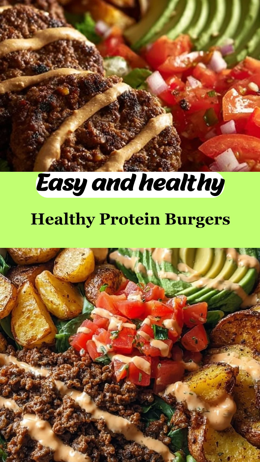Healthy Protein Burgers