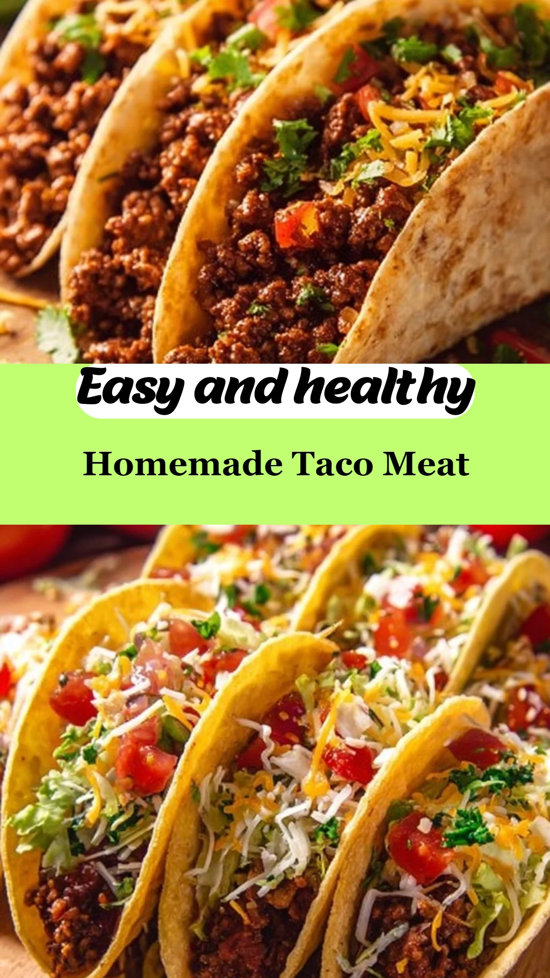 Homemade Taco Meat