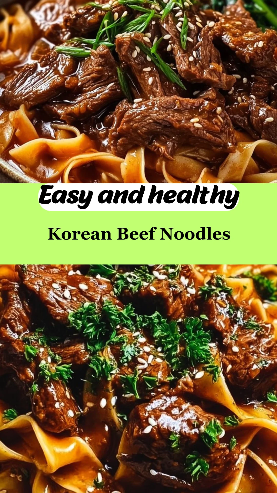 Korean Beef Noodles