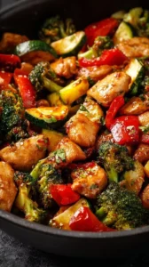 Delicious chicken recipes and cooking tips showcased in a visually appealing manner.