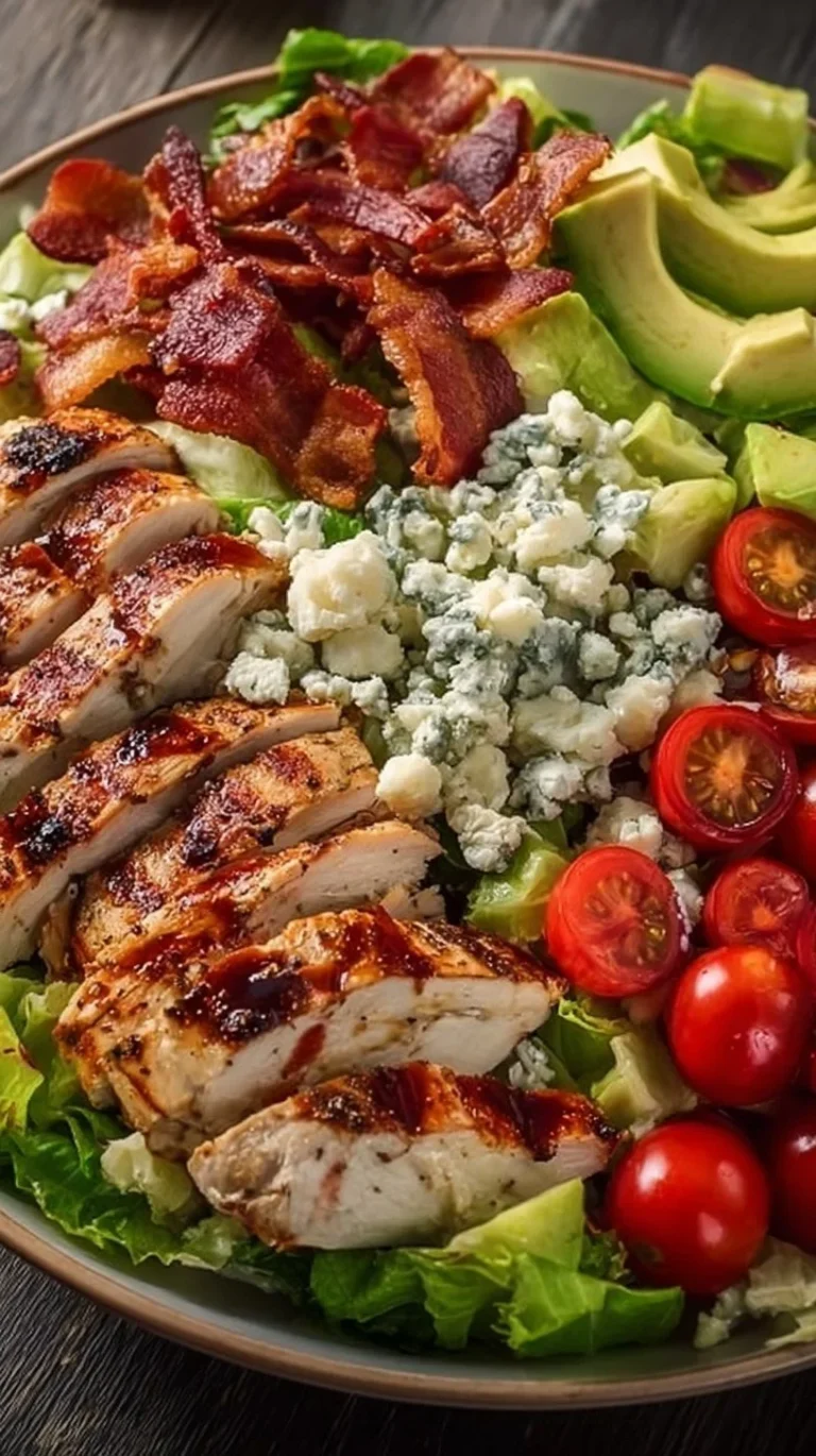 Savory BLT chicken salad with bacon, lettuce, and chicken