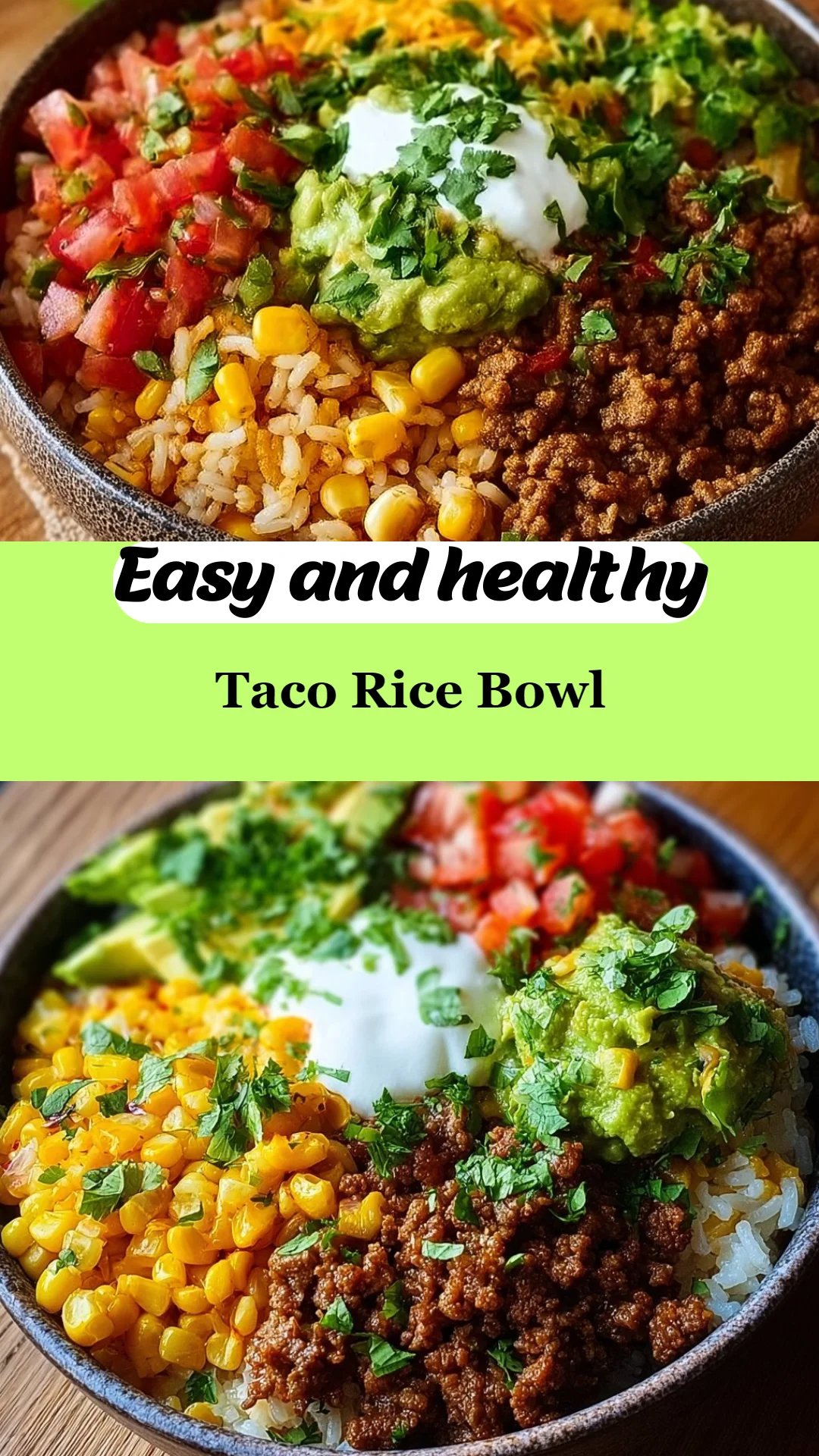 Taco Rice Bowl