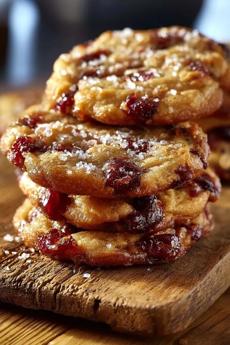 Freshly baked brown butter chocolate chip cookies on a cooling rack.