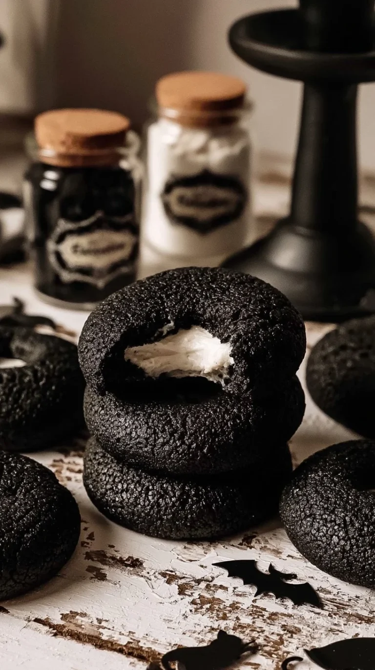 Black Velvet Cheesecake Cookies on a plate, showcasing creamy texture and rich flavor.