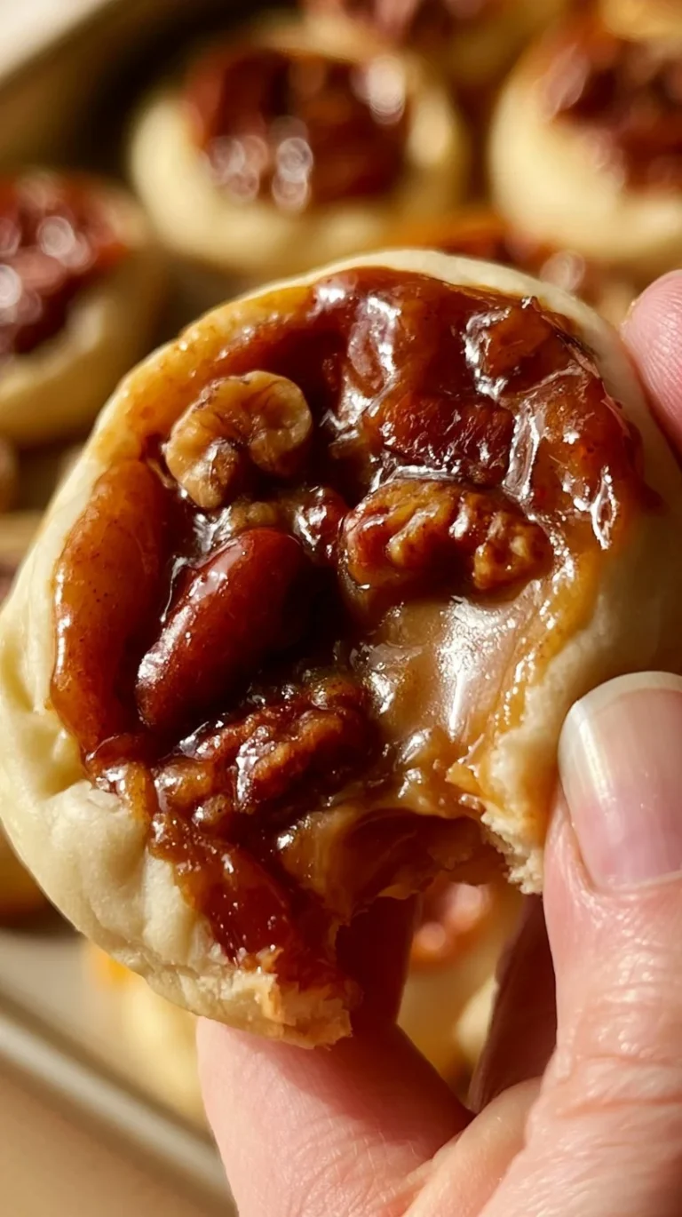 Crumbl pecan pie cookies with a nutty, sweet topping