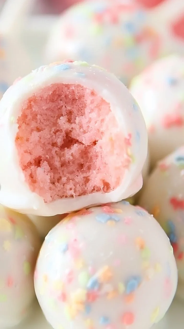 Delicious homemade cake balls decorated for a party